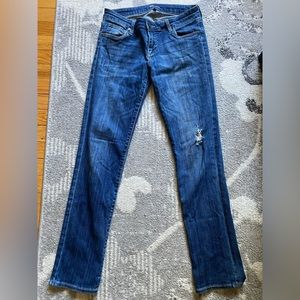 Kut from the Kloth Catherine Boyfriend Distressed Jeans